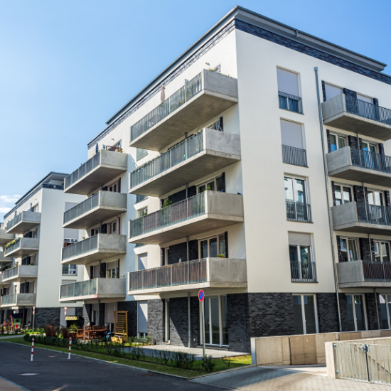modern apartment building
